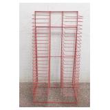 Red Wire Art & Magazine Rack