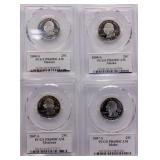 (4) State Uncirculated Quarters (HI,ID,MT,AK)