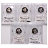 (5) State Uncirculated Quarters (HI,OK,NM,AZ,HI)