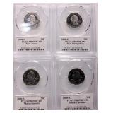(4) State Uncirculated Quarters (NJ,NH,MA,SC)