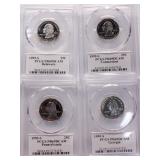 (4) State Uncirculated Quarters (DE,CT,PA,GA)