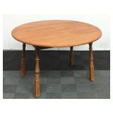 Vintage Solid Wood Drop Leaf Table