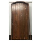 Solid Oak Curved Door With Door Frame