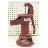 Antique Red Hand Pump
