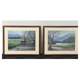 (2) Framed Prints