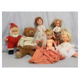 (5) Dolls, (1) Smokey The Bear, & Others
