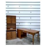 Desk & Cabinet Set