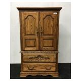 Oak Entertainment Cabinet