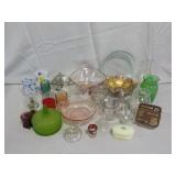 (2) Fenton Glassware Pieces & More