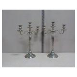 (2) Candle Holders 21" Tall