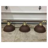 Pool Table Hanging Light With Three Lights
