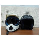 (2) Motor Cross Helmets (10 Motor Cross Glasses