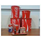 Vintage Coco-Cola Tin Cans