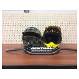 (2) Motor Cross Helmets & Motor Cross Handlebars