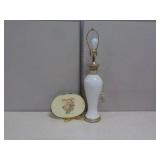 (1) Lamp 32"x6" & (1) Wood Box