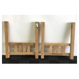 Vintage Toddler Head & Foot Board