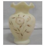 (1) Fenton Hand Painted Vase