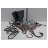 Horse Tack, Size 7 Rubber Boots, 20