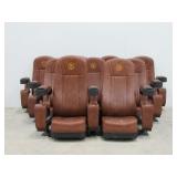 (9) Theater Seats-Custom High Back-Good Condition