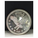 1 Troy Oz World Trade Silver