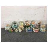 Box Of Snow Globe Items/Decor