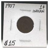 1907 Indian Penny