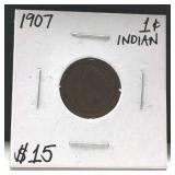 1907 Indian Penny