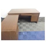 Large Computer Desk 2-Section