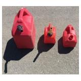 (3) Gas Cans