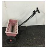 Red & Black Lawn Spreader