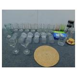 Glassware, Plasic Bottles, Filter