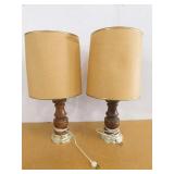 (2) Matching Vintage Lamps