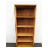 Wood 4-Shelf Book Shelf