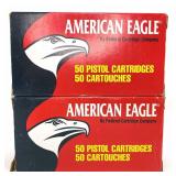 (100) Rnds .357 Mag High Velocity 158 Grain Ammo