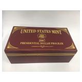 Set Of (9) 2007 US Mint Presidential 1 Dollar Coin