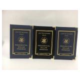 Set of (3) 2009 Us Mint Presidential 1 Dollar