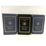 Set Of (3) 2008 US Mint Presidential $1 Dollar