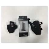 Sig Sauer 9mm 7 Rd Clip & (2) Fabric Holsters