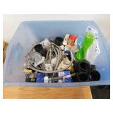 Bin Of Assorted Plumbing Equipment
