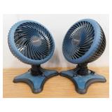 (2) Blizzard Desk Fans