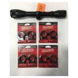 Simons 49175 30mm High Rings BL W/ Scope