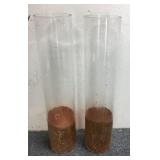 2 Large Plant Vase