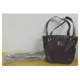 Purple Purse W/ Bag Of Rhinestone Lanyards