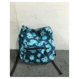 (2) Backpacks - Black Fila & Teal Flowers