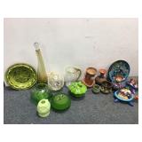 Various Clay & Glass Decor