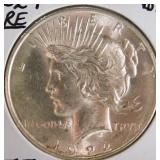1922-P Peace Silver Dollar MS62