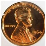 1964-P Lincoln Memorial Penny PR69