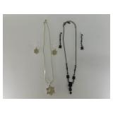 Costume Jewelry Necklace/Earrings