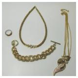 Gold Colored & CZ Fashion Jewelry