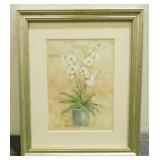 Framed "White Orchids"